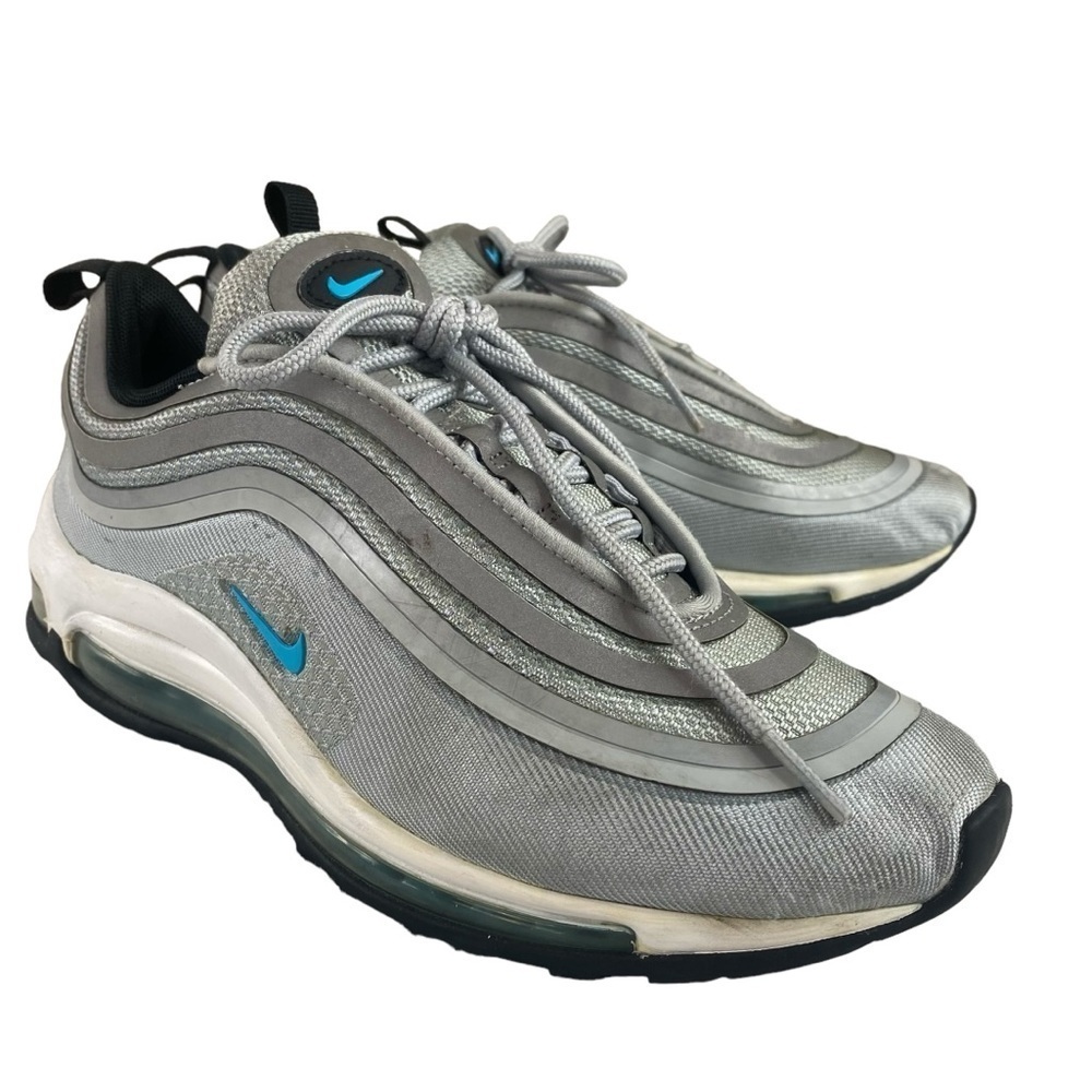 Nike Air Max 97 Ultra 17 Wolf Grey Marina Blue 917704-001 Womens Size 8‎ Rare
